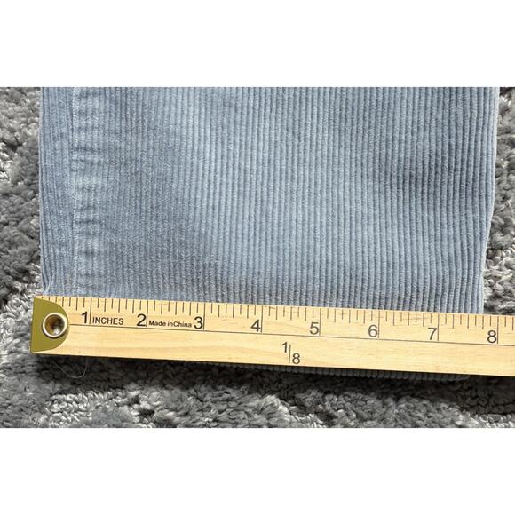 Lauren Jeans Co Ralph Lauren HR Blue Corduroy Pants Women's 12 Preppy Casual - Picture 3 of 9